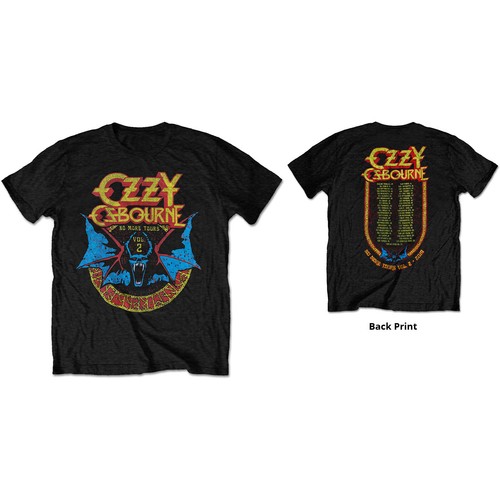 Ozzy Osbourne Unisex T-Shirt: Bat Circle (Limited Edition