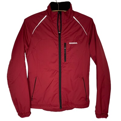 Rossignol Toura Jacket Womens Small Blackberry Red Ski Touring Stretch Softshell