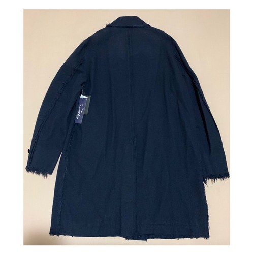 Pre-owned Undercover John  Men's Long Wool Coat Retail: $780 (nwt) In Blue