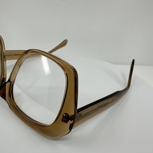 Pre-owned Goliath Ii Eyeglasses Ultra  2 C. Translucent Honey 62-20mm Holland In Clear Demo Lenses