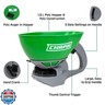 Chapin 8706G Spreader, Lawn and Garden, TurfPro, Hand Crank, Lightweight, Portable, Poly Scoop, Thumb Control Gate, 3 Settings, Ideal for Small Spaces, 15 Setting Gate, Fertilizer and Seeds, 0.3 Gal