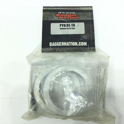 Bagger Nation Muffler Tip Adapter for Rinehart Rinehart Harley Touring SE-TA