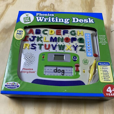 Leap Frog Phonics Writing Desk Original Package Toys R Us Leap Frog Phonics Writing Desk Original Package Toys R Us