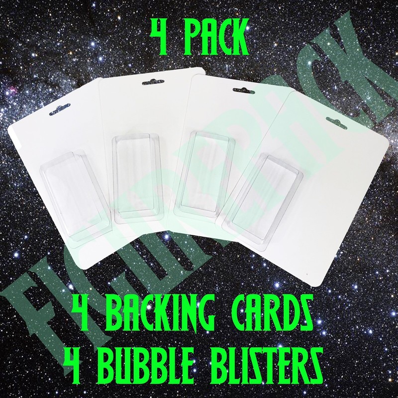 4 Pack DIY Bootleg Action Figure Blister Bubble & Blank