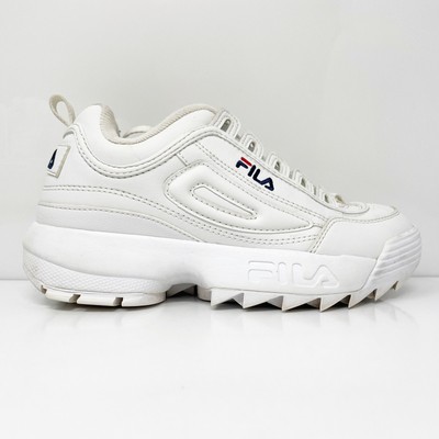 

Fila Boys Disruptor II FS1HTA1071X Белая повседневная обувь Кроссовки Размер 6T, Белый, Disruptor II