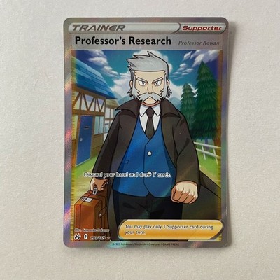 Pokémon Crown Zenith #150/159 Professor's Research Full Art Foil Ultra Rare