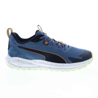 Puma Twitch Runner Trail Camo Мужские синие парусиновые спортивные кроссовки