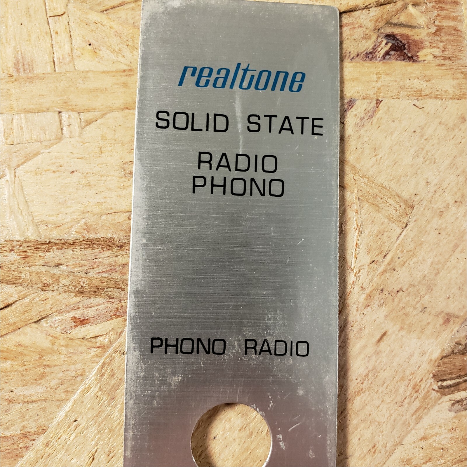 Realtone 6240 Solid State Radio Phono Stereo Receiver Face Plate Part Replace