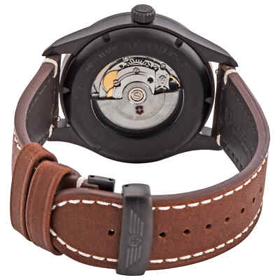 Pre-owned Victorinox Airboss Automatic Black Dial Men's Watch 241886