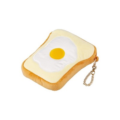 Marushin Pouch yup! (Yap! Bread Egg Toast Food Funny Pencil Case Cosmetic Pouch