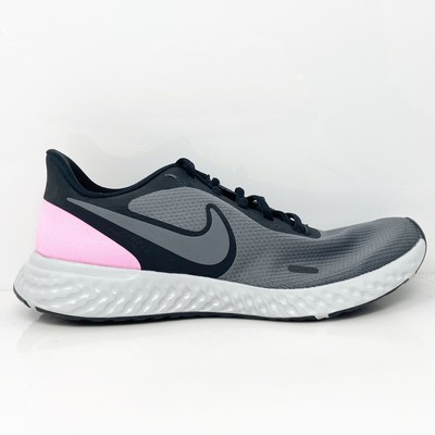 Nike Womens Revolution 5 BQ3207-004 Серые кроссовки для бега, размер 11,5, Серый, Revolution 5