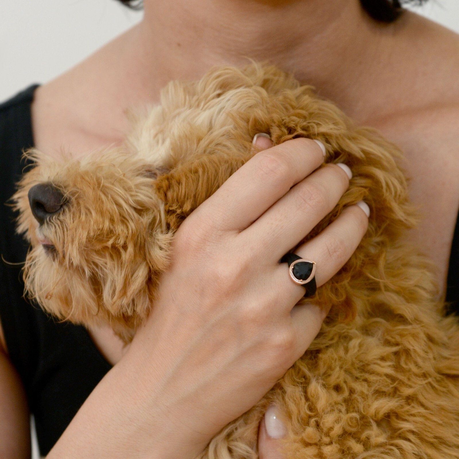 Rinfit Silicone Wedding Rings - Couple Rubber Ring Set for Him&Her Metal Framed