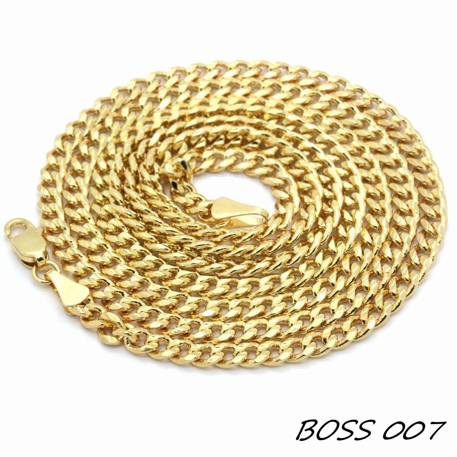 BREND 14k Gold Plated Black Stripe Micro Pharaoh Pendant Hip Hop 30