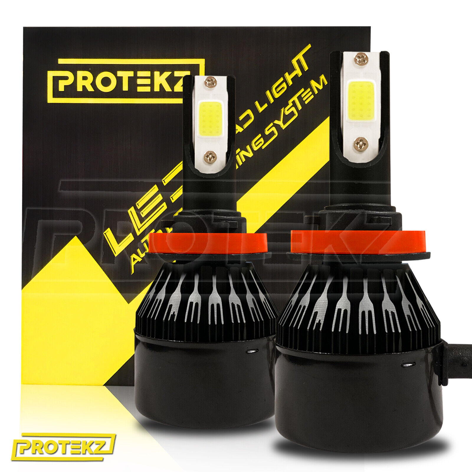 LED Fog Light Kit Protekz 881 6000K 1200W for 2002-2005 Kia LED Fog Light Kit Protekz 881 6000K 1200W for 2002-2005 Kia