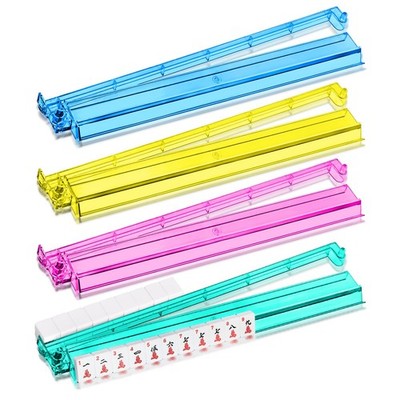 Buy WEXFFU Mahjong Racks with Pushers Set of 4 Clear Acrylic All in One