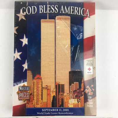 God Bless America Jigsaw Puzzle, Sept. 11, 2001, World Trade Center Remembrance