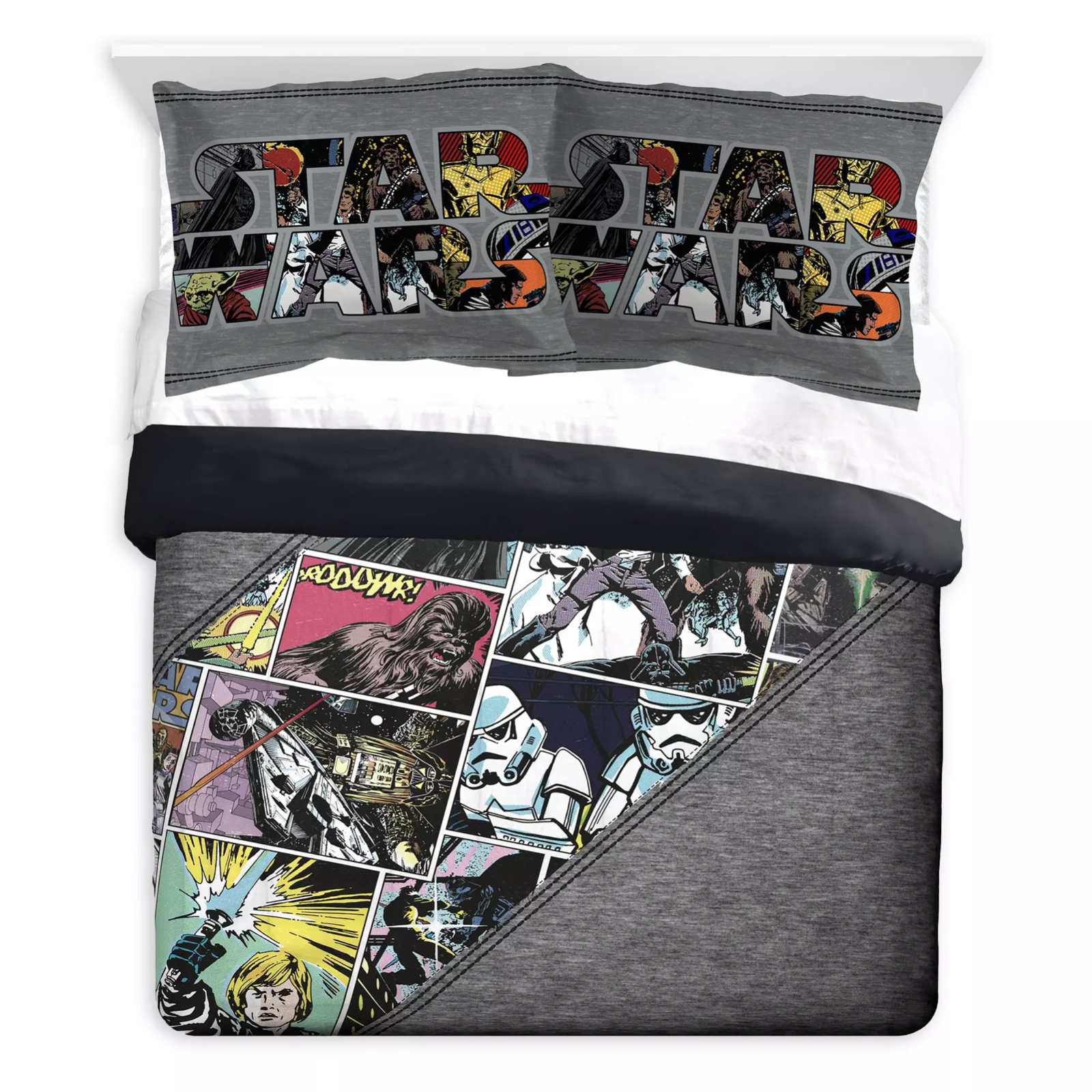 2022 Disney Star Wars Comforter & Sham Queen size bedding set