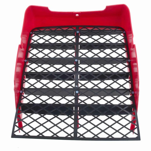 Plastic Gas Tank Side Covers with Grill for Yamaha Banshee 350 YFZ350 87-06 Red