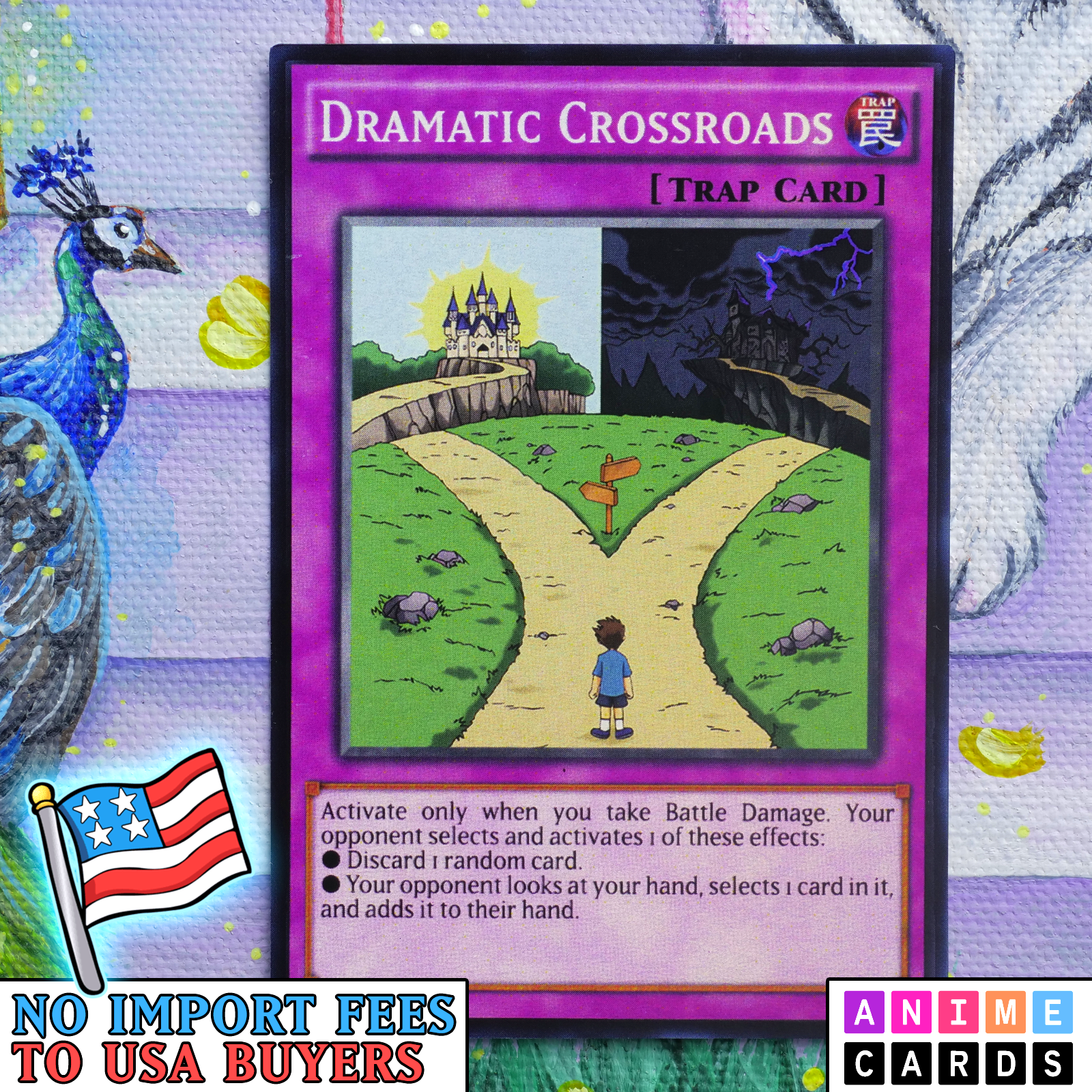 Dramatic Crossroads ANIME EFFECT HOLO card
