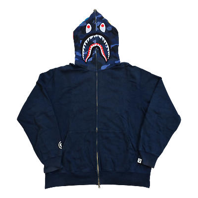 BAPE Blue Shark Hoodie