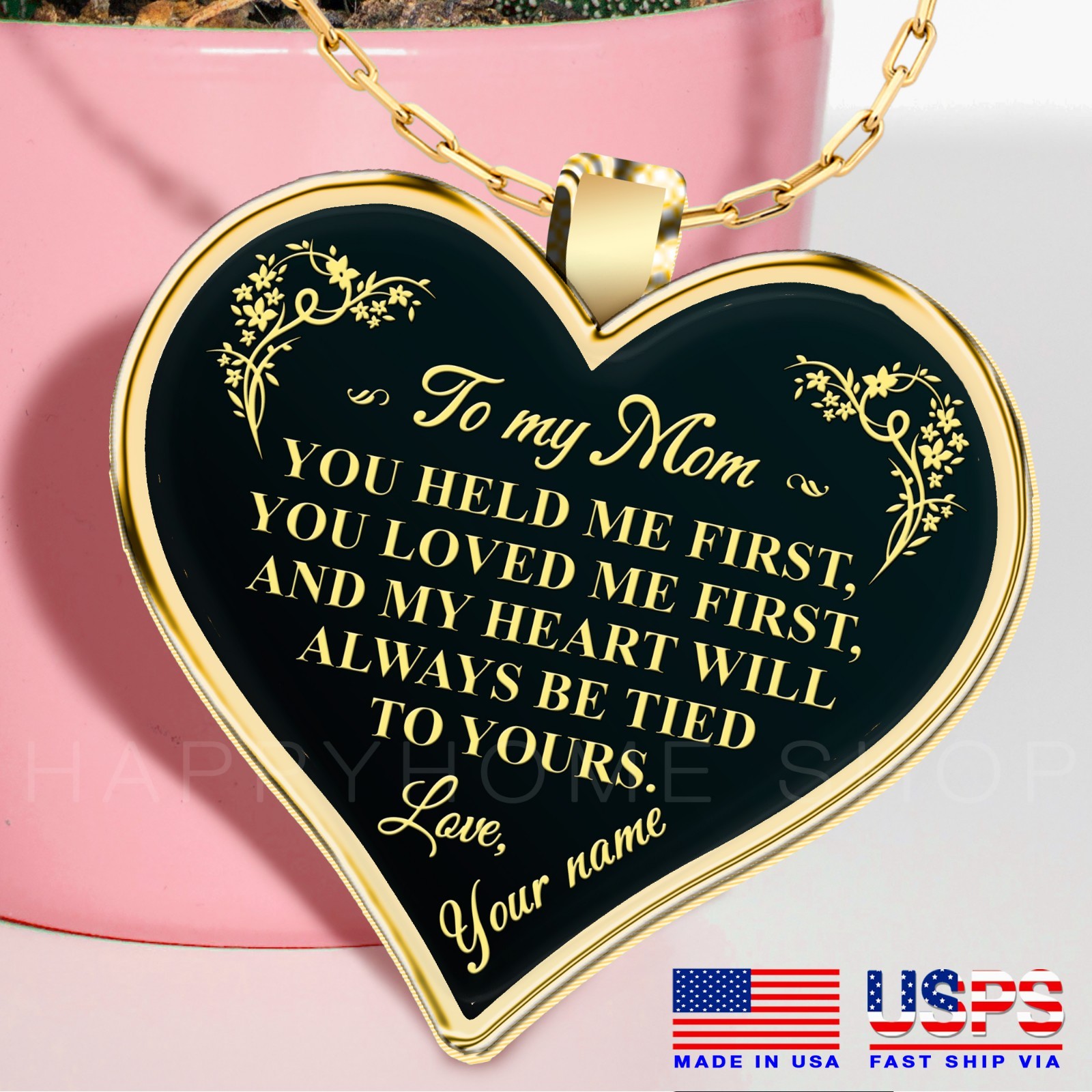 to my mom necklace