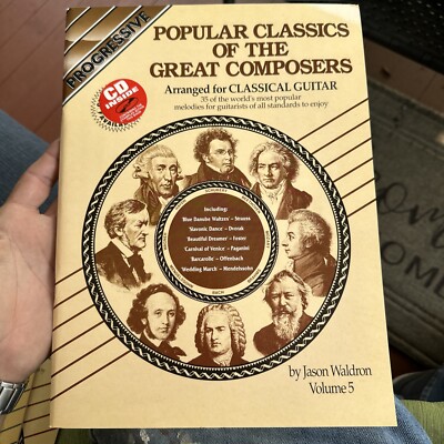 Progressive Popular Classics of the Great Composers Song Book 5 Classical Guitar