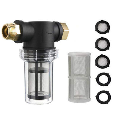 Pressure Washer Inlet Water Sediment Filter Attachment Garden Hose Filter X2H4