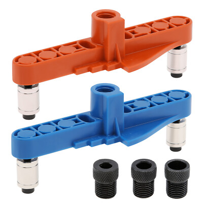 Dowel Jig Kit with Stop Collar Self Centering Line Scriber Center Drilling Tool