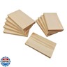 10PCS Rectangle Wood Boards Unfinished Wood Blocks for Crafting, 4x2.4x0.4in Blank Whittling Wooden Blocks for Wood Carving,Painting and Burning