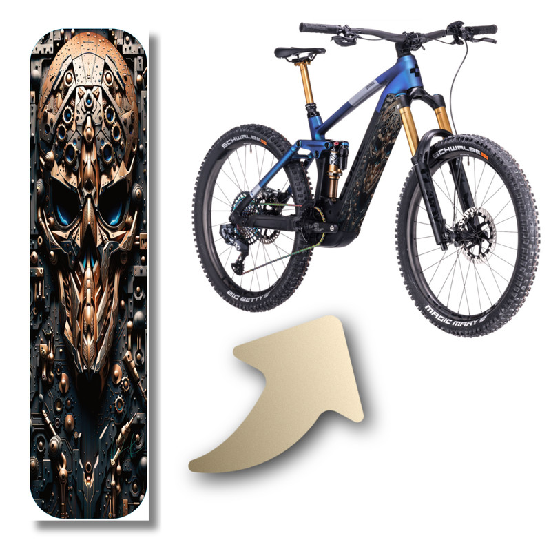 Designschutzfolie FÃ¼R Alle Cube Hybrid E-Bike Akkuabdeckungen