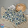 DAFENA Boho Navy Blue Pillow Covers 18x18 Inch 2 Pcs Sage Green Vintage Floral Decor Throw Pillows Spring Flower Summer Outdoor Farmhouse Decoration Pillowcase Cushion Cover for Couch Sofa Bed