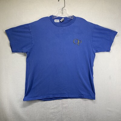 VINTAGE 90s OCEAN PACIFIC OP T SHIRT Medium BOXY Fit SURF SINGLE STITCH Distress