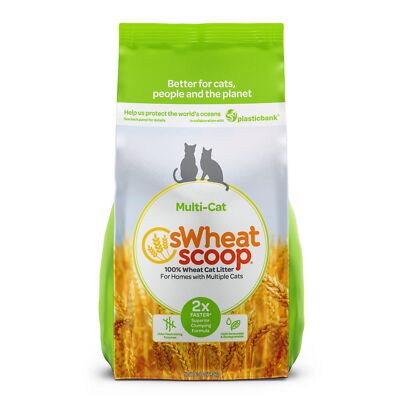 sWheat Scoop Wheat-Based Natural Cat Litter, Multi-Cat, 25 P