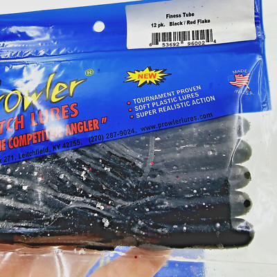 Discontinued Prowler 3'' Finesse Tube 12 Count Pro Pitch Lures You Pick Color