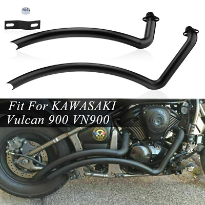 Shortshots Staggered Exhaust Pipes For Kawasaki Vulcan 900 Custom VN900 Classic