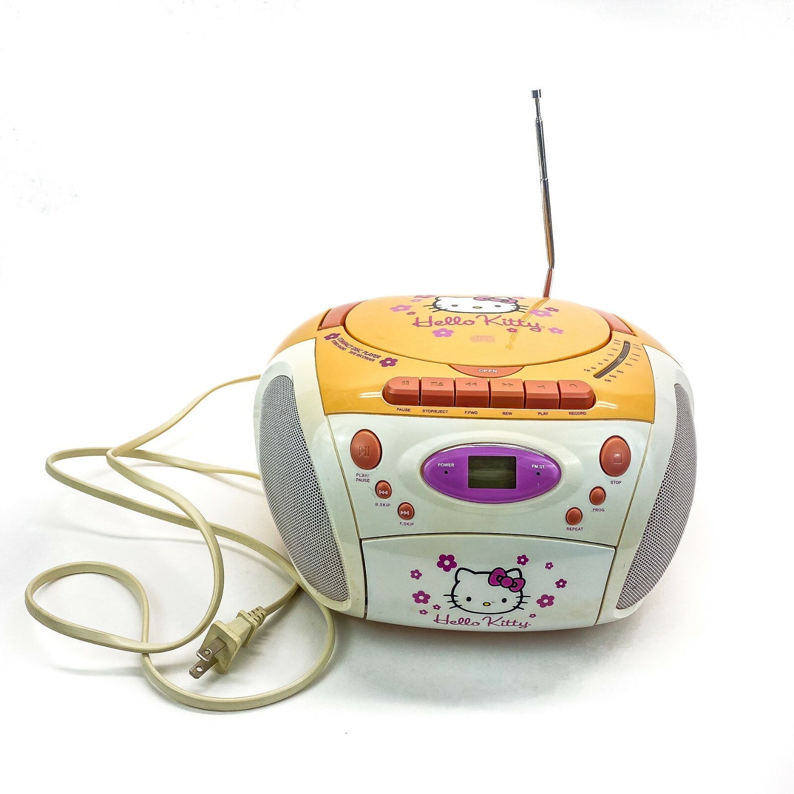 Hello Kitty CD MD カセットAM•FM RADIO 非売品