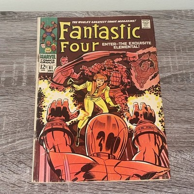 Fantastic Four #81 (1968, Marvel Comics) Low Grade