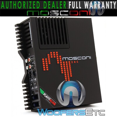 MOSCONI ONE 80.4 AMP 4-CHANNEL 115W X 4 CLASS AB CAR AMPLIFIER MADE IN ITALY NEW
