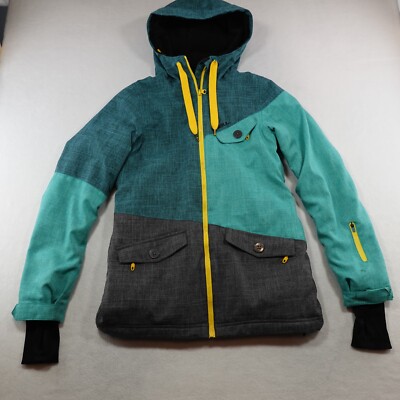 ONeill Jacket Womens XSmall Teal Snowboarding Freedom series 2 Layer Parka
