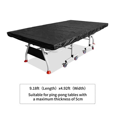 Table Tennis Cover Oxford Cloth Waterproof  Pong Table Cover with L4Q6