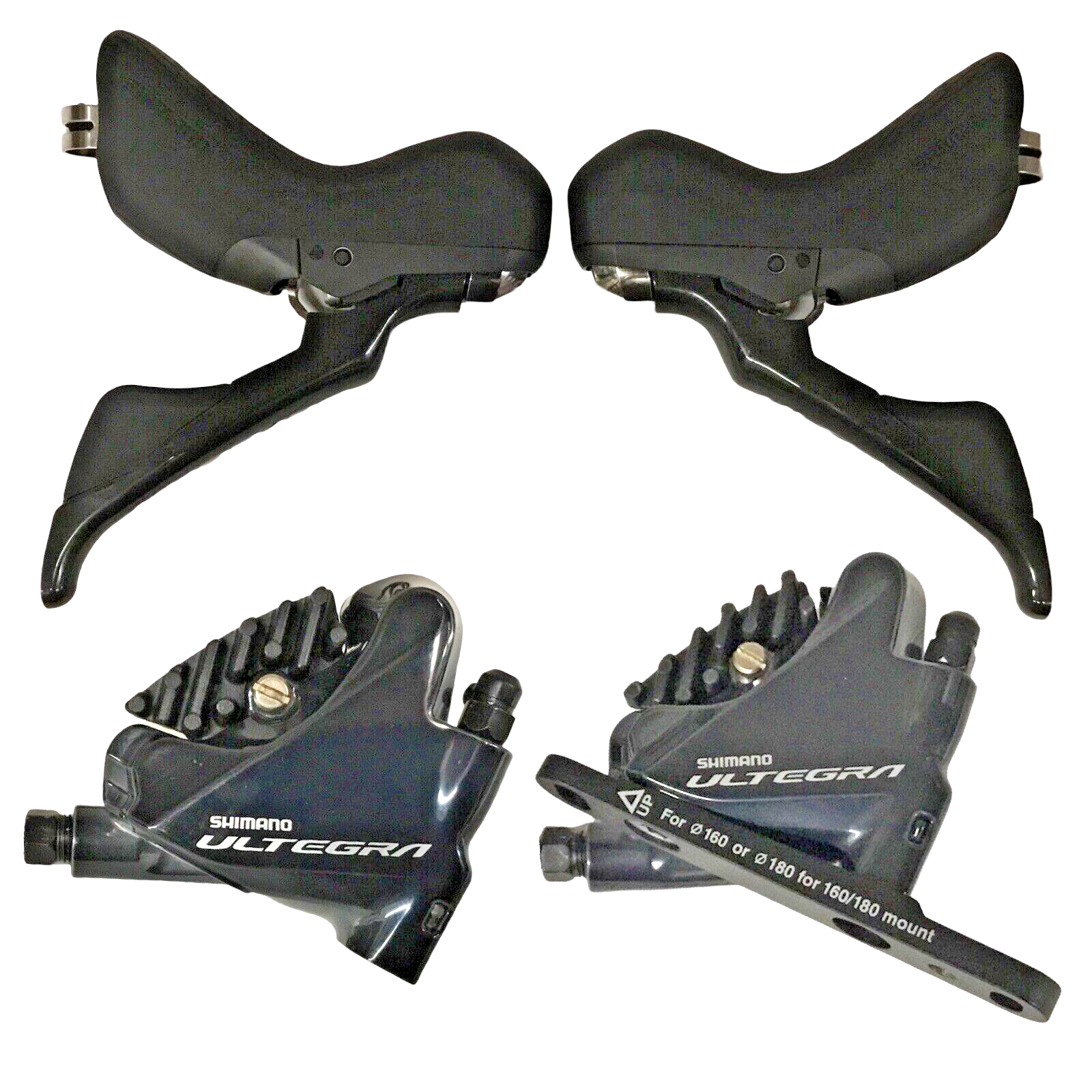 Shimano Ultegra 2x11 Disc Brake-Shift Levers, Calipers & Hoses ST-R8020 BR-R8070