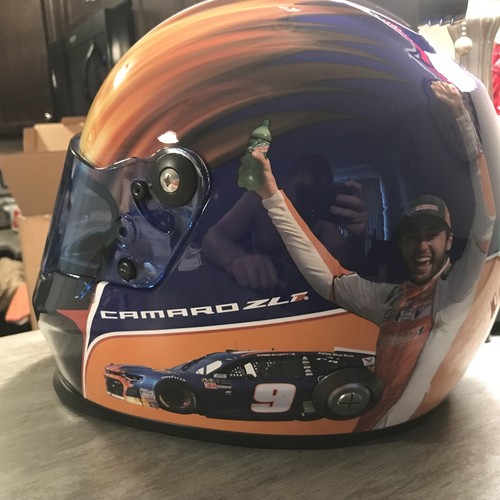Chase Elliott First Win Helmet Autographed