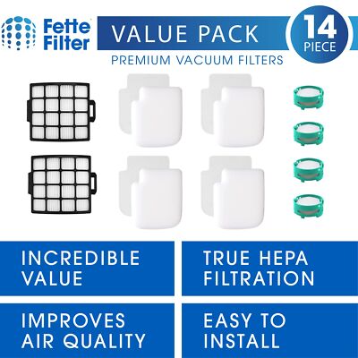 AZ3000 Vacuum Filter Kit and Odor Kit Compatible with Shark Stratos Upright Vac.