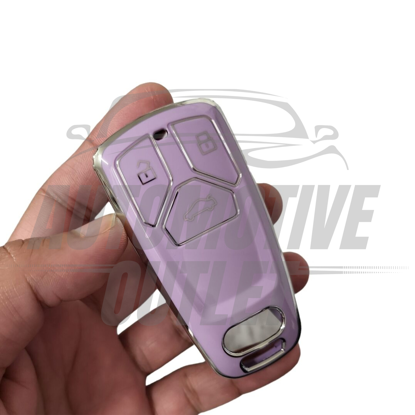 KEY FOB COVER CASE CAR SMART PURPLE FOR AUDI A4 B9 A5 A6 8S 8W Q5 Q7 4M S5 S7 TT 8