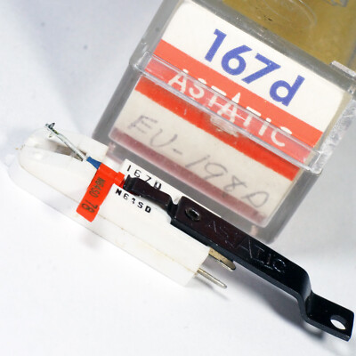 NOS Tested Astatic 167d w/Needle ELECTRO VOICE 199 198D Cartridge Sears 33-422-0