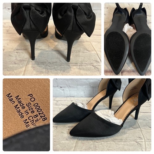 Journee Collection Women's Black Bow Tanzi Pumps 8.5 New With Out Box | eBay