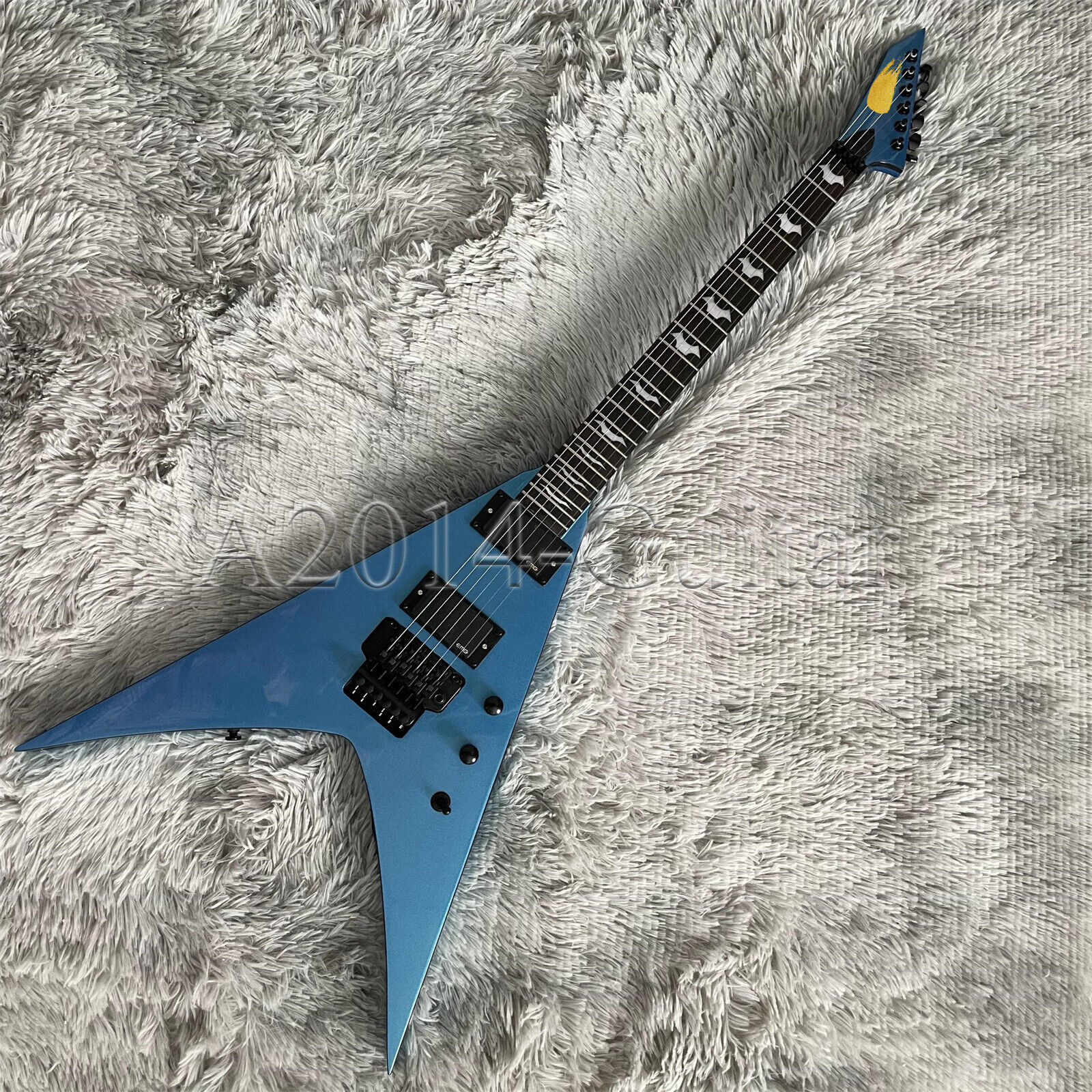 Flying V Shape Electric Guitar 2EMG Active Pickup Floyd Rose Flying V Shape Electric Guitar 2EMG Active Pickup Floyd Rose