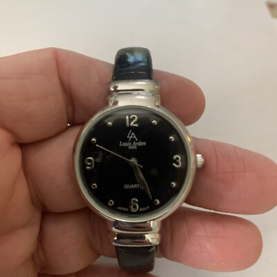 new louis arden silver dial ladies crystals watch 133022575685