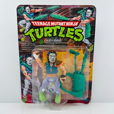 Vintage 1989 Teenage Mutant Ninja Turtles CASEY JONES action figure MOC TMNT