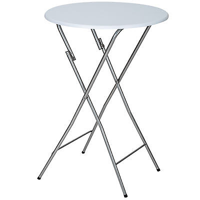 Stehtisch Bistrotisch Partytisch Klapptisch Bartisch Tische weiss klappbar